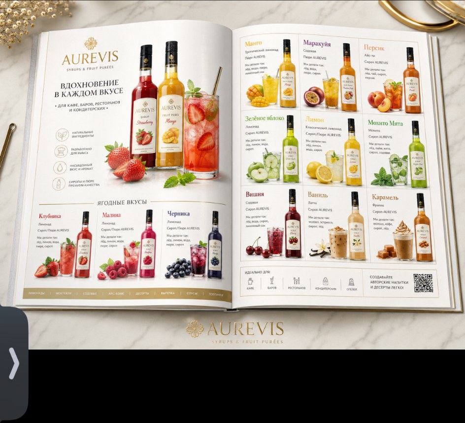 AUREVIS recipe book
